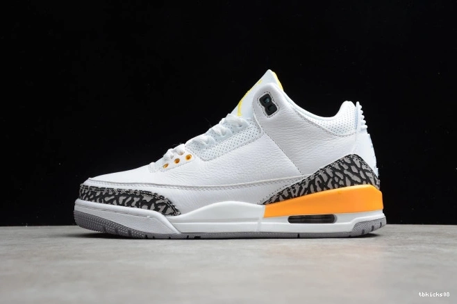 TBkick RETRO JORDAN 3 ORANGE AIR (W) CK9246-108 LASER 0815